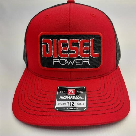 Richardson 112 Diesel Power Hat Snapback NWT Trucker Mesh Patch Cap 80s Retro main image 4